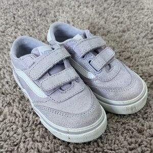 Vans Toddler Purple Glittler Brooklyn Sneakers